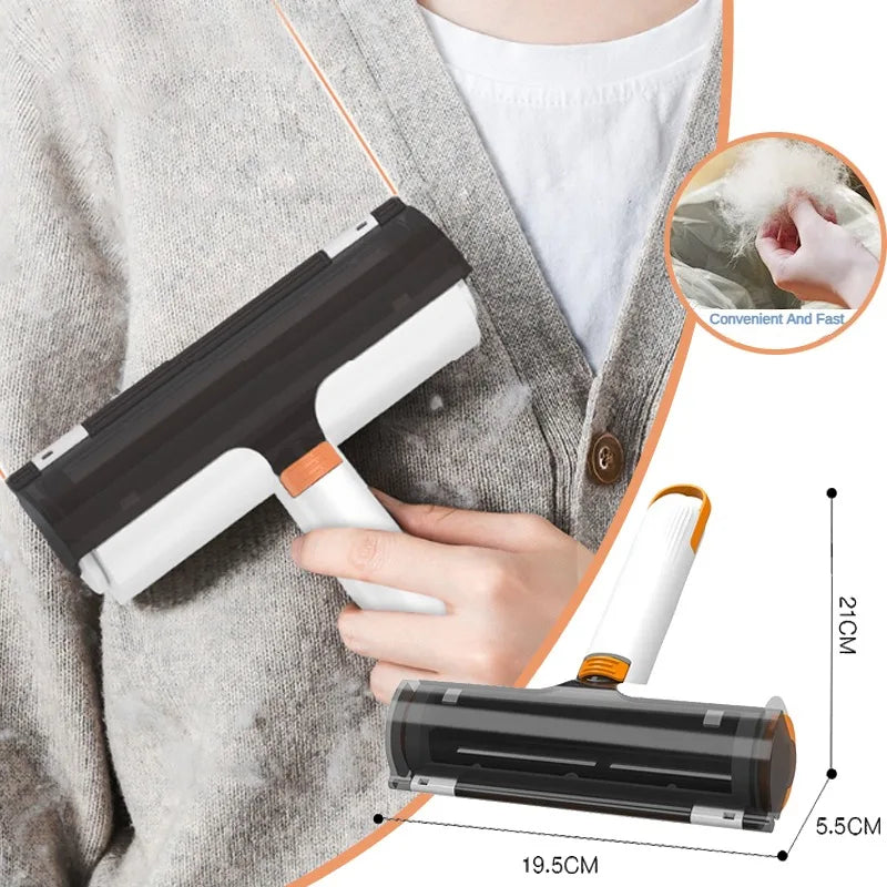 2 In 1 Pet Hair Removal Roller Washable Portable Brush