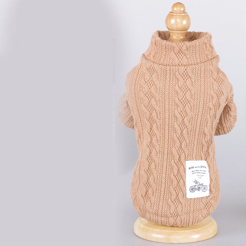 Pet Sweater Warm Knit Pullover Clothing