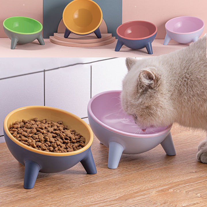 Nordic Style Pet Feeding Bowl With Stand Food Dish