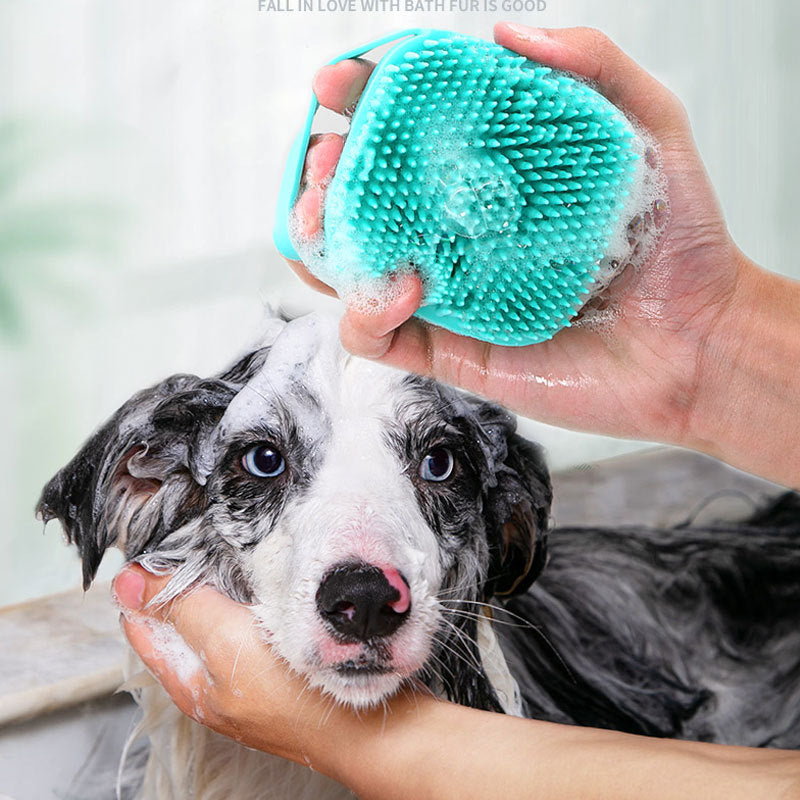 Silicone Pet Bath and Massage Brush