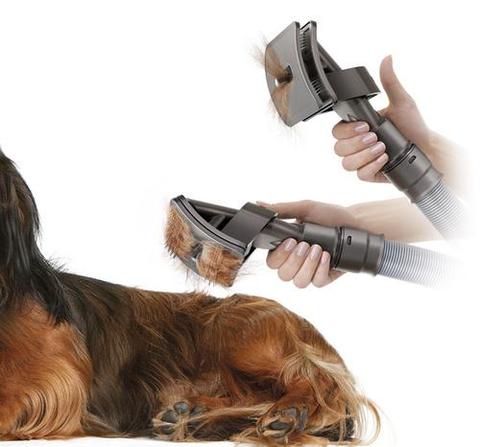 Pet Grooming Brush Tool With Vacuum Cleaner Attachment