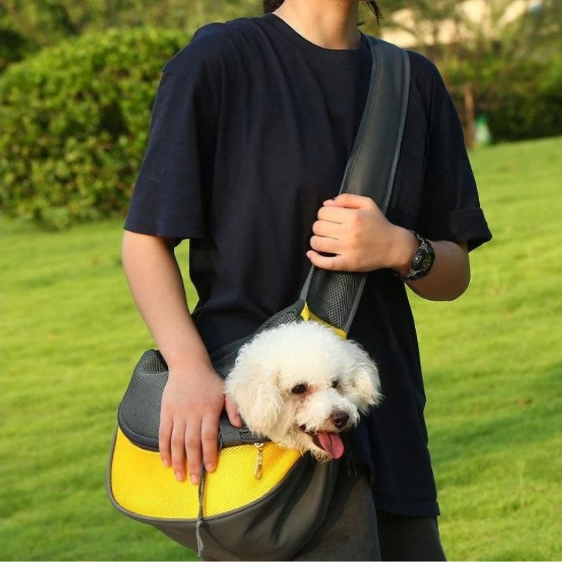 Outdoor Mesh Pet Travel Carrier Sling Comfortable Shoulder Bag