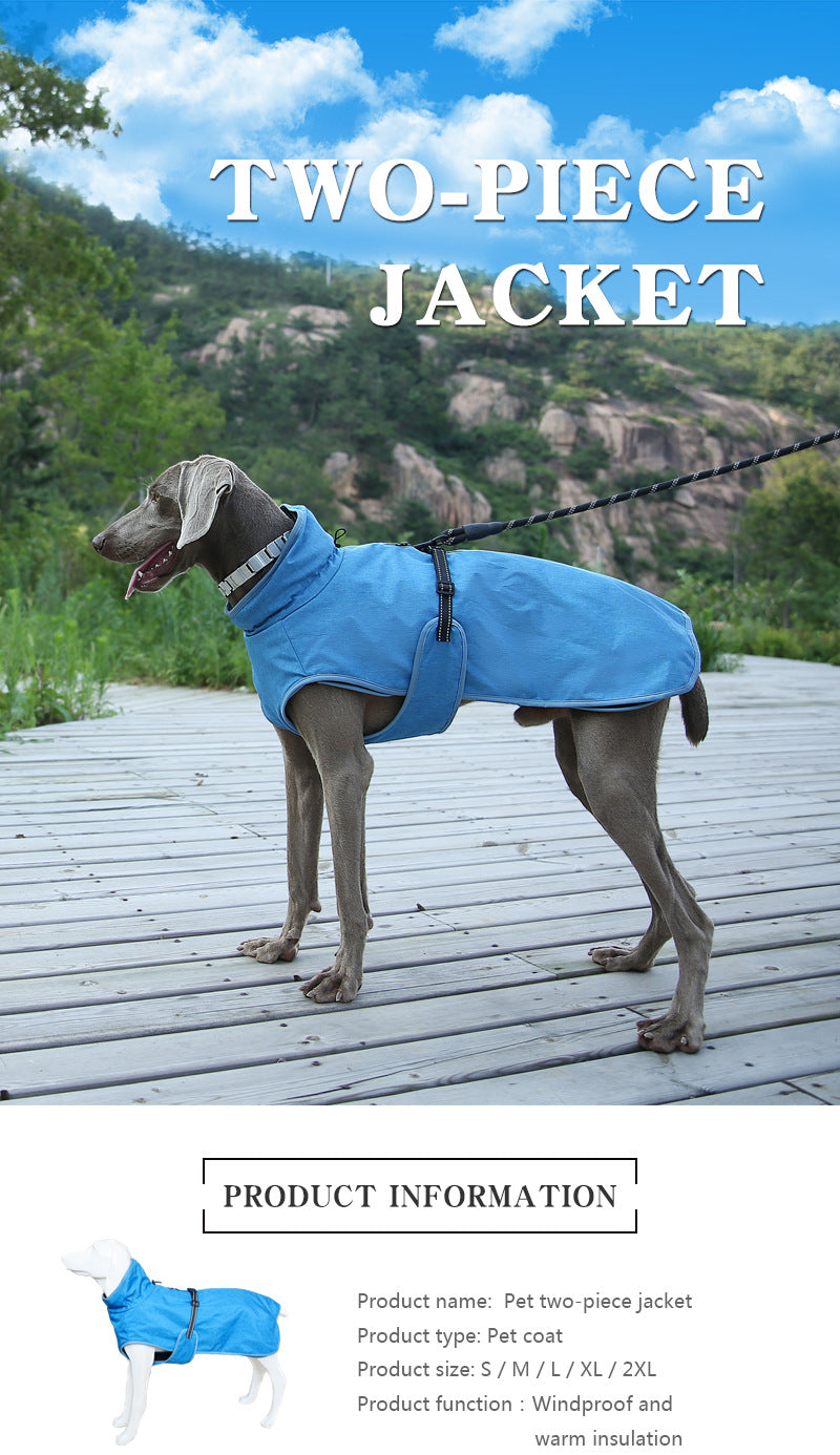 Pet Winter Shell Jacket Waterproof Outdoor Ski Coat