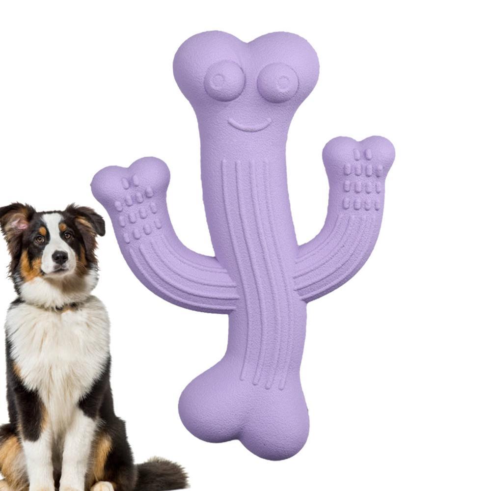 Cactus-Shaped Pet Chew Toy Ultra Durable Interactive Toy
