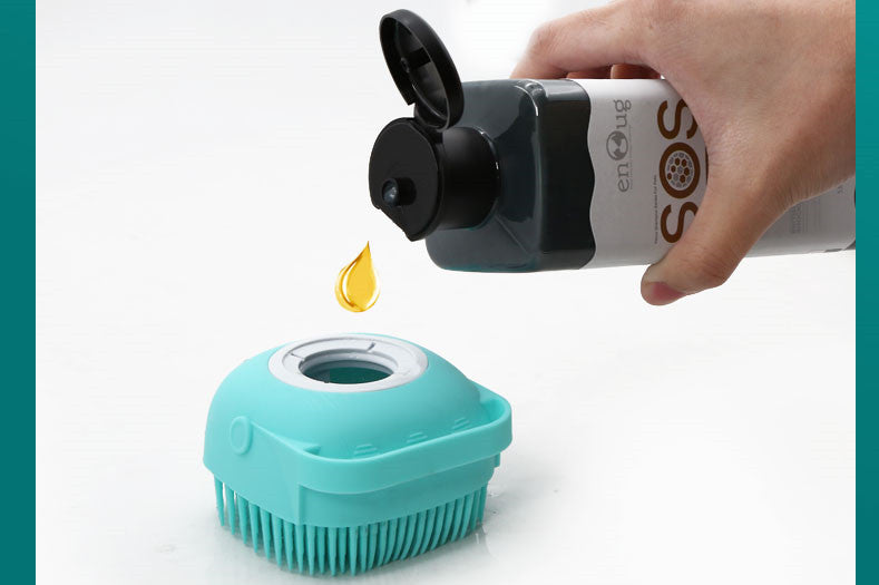 Silicone Pet Bath and Massage Brush