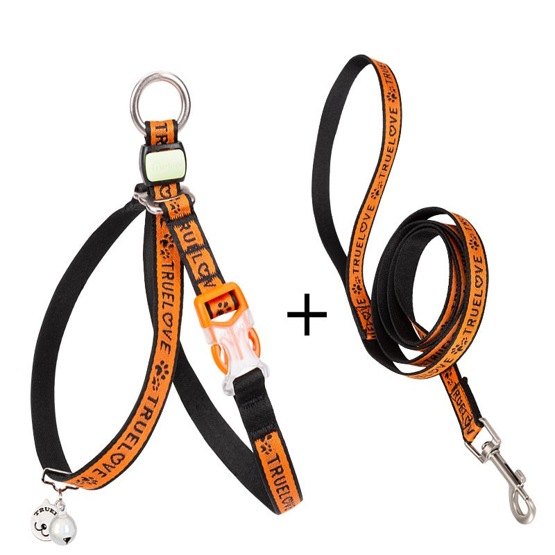 Pet Bell Chest Strap Haulage Rope Package