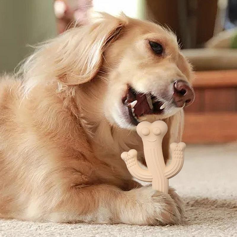 Cactus-Shaped Pet Chew Toy Ultra Durable Interactive Toy