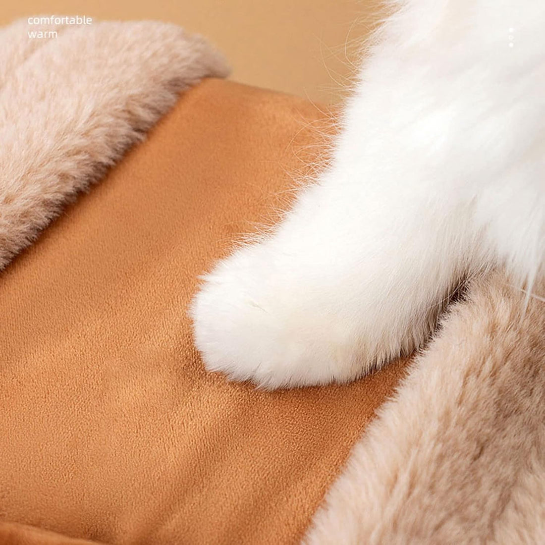 Plush Pet Carrier Backpack Travel Bag Winter Hand Warmer