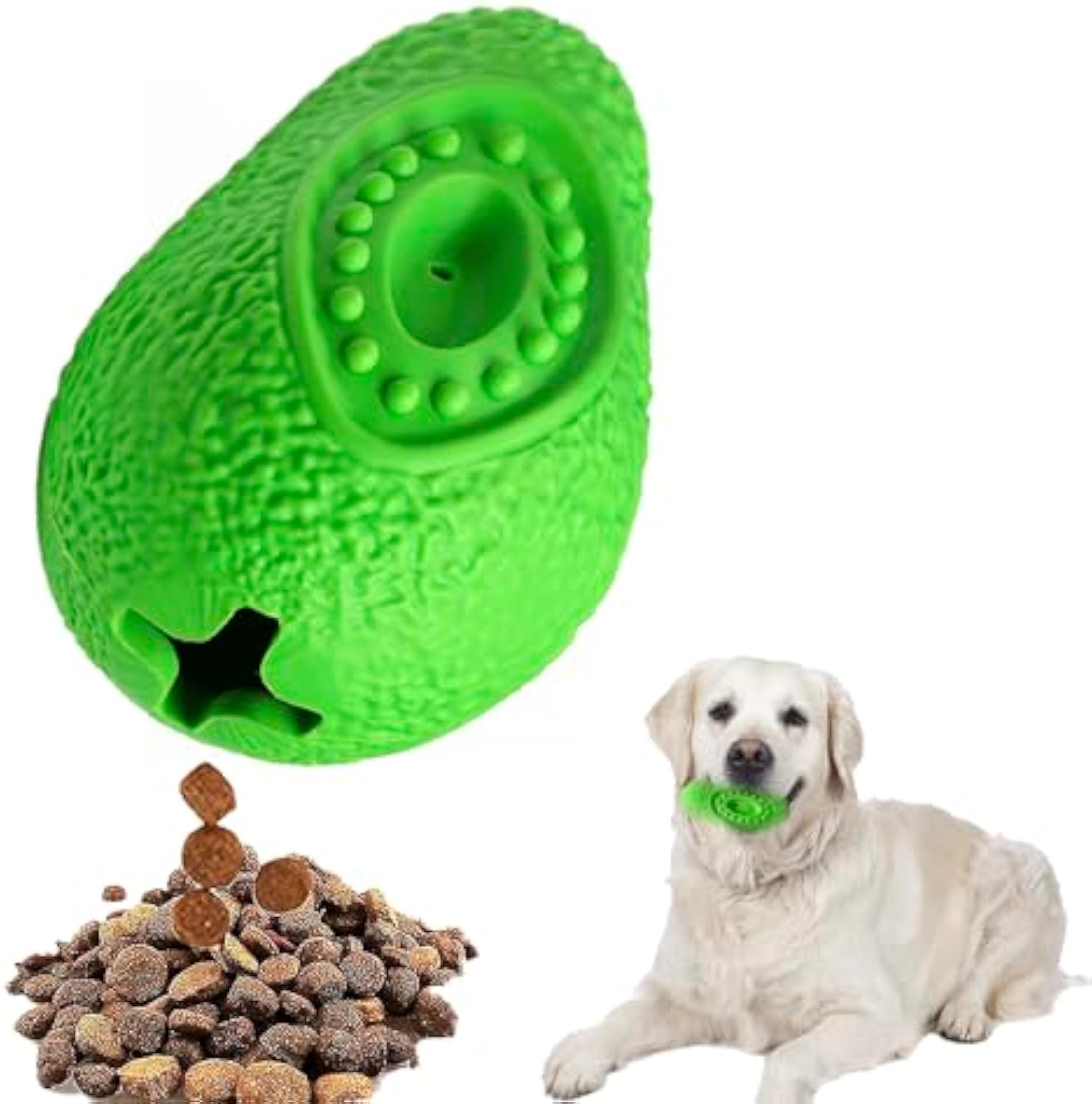 Indestructible Pet Chew Toy Durable Safe Rubber Toy