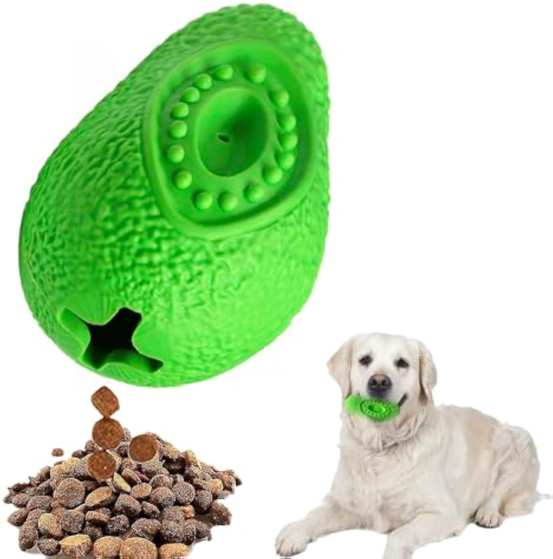 Indestructible Pet Chew Toy Durable Safe Rubber Toy