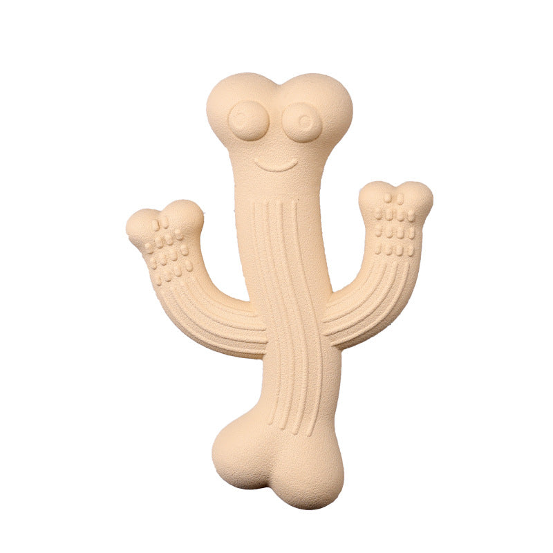 Cactus-Shaped Pet Chew Toy Ultra Durable Interactive Toy