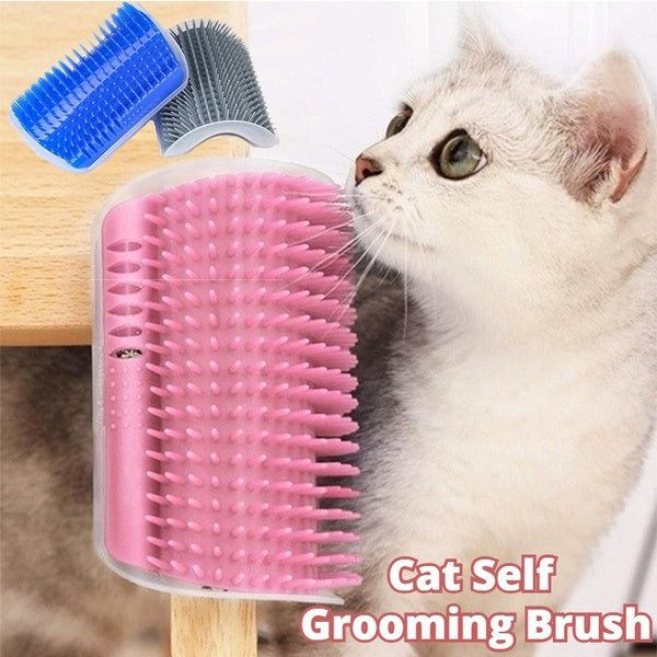 Self-Grooming Brush Pet Wall Rubbing Device