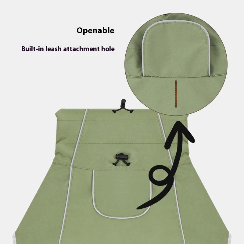 Waterproof Rainproof Pet Shell Jacket Dual-Use Trench Coat