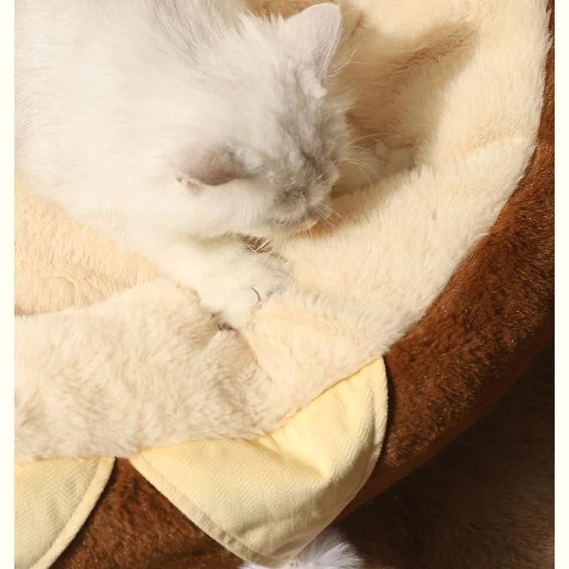 Pet Round Sofa Bed Cushion Soft Warm Mattress For Comfort