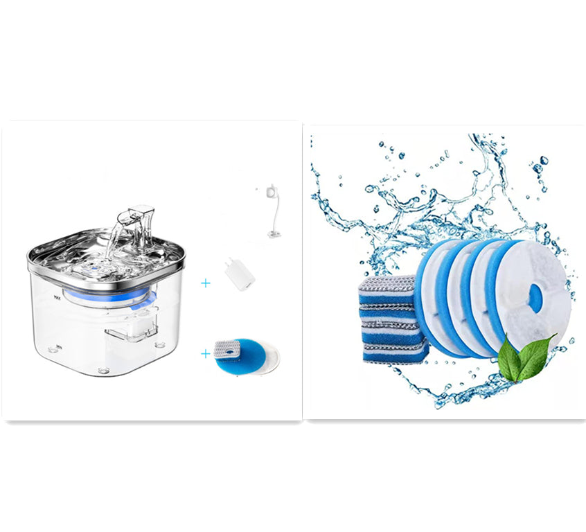 Stainless Steel Automatic Pet Water Fountain Intelligent Dispenser