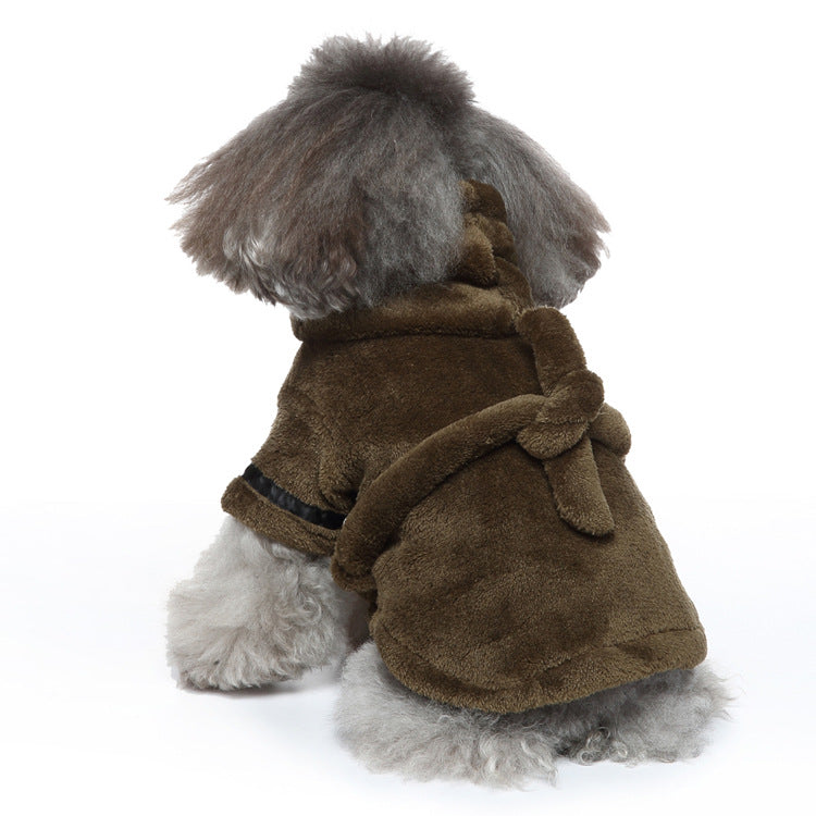Pet Bathrobe And Towel Soft Absorbent Pet Clothes