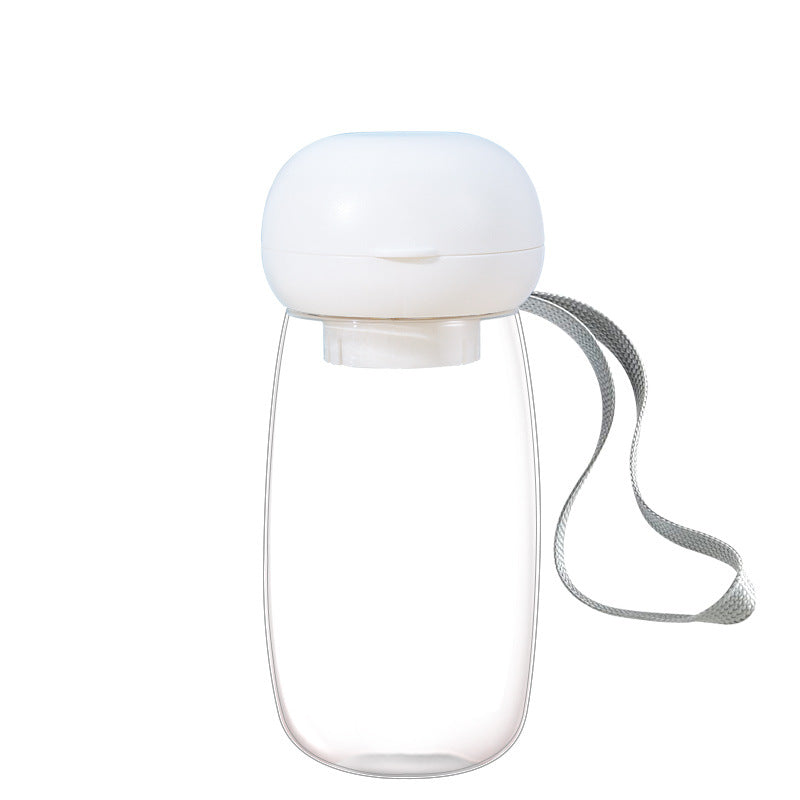 Portable Pet Water Bottle Travel Drinking Cup With Lanyard