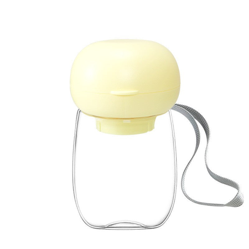Portable Pet Water Bottle Travel Drinking Cup With Lanyard