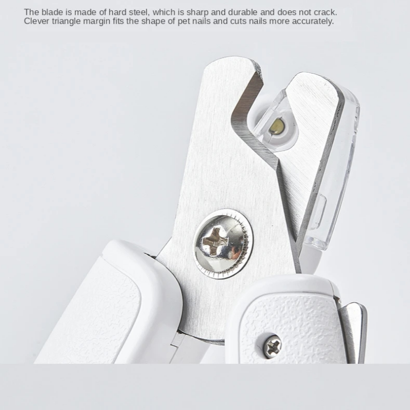 Professional Pet Nail Clipper With LED Light Trimmer Tool