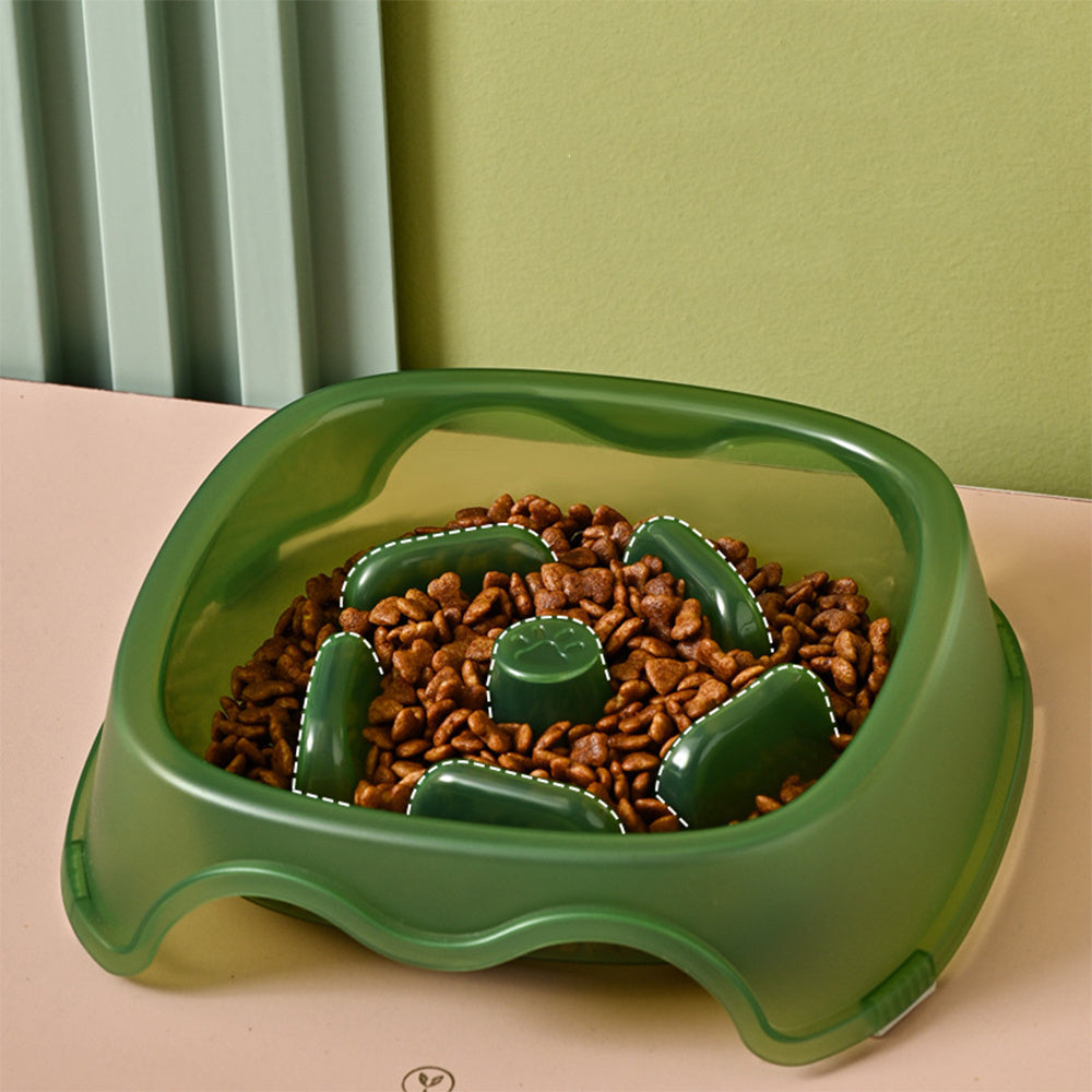 Pet Slow Feeding Bowl Anti Choking Water Food Feeder