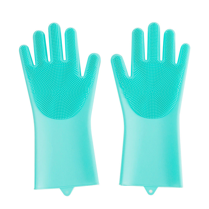 Silicone Pet Grooming Glove Hair Removal Bath Massage Brush