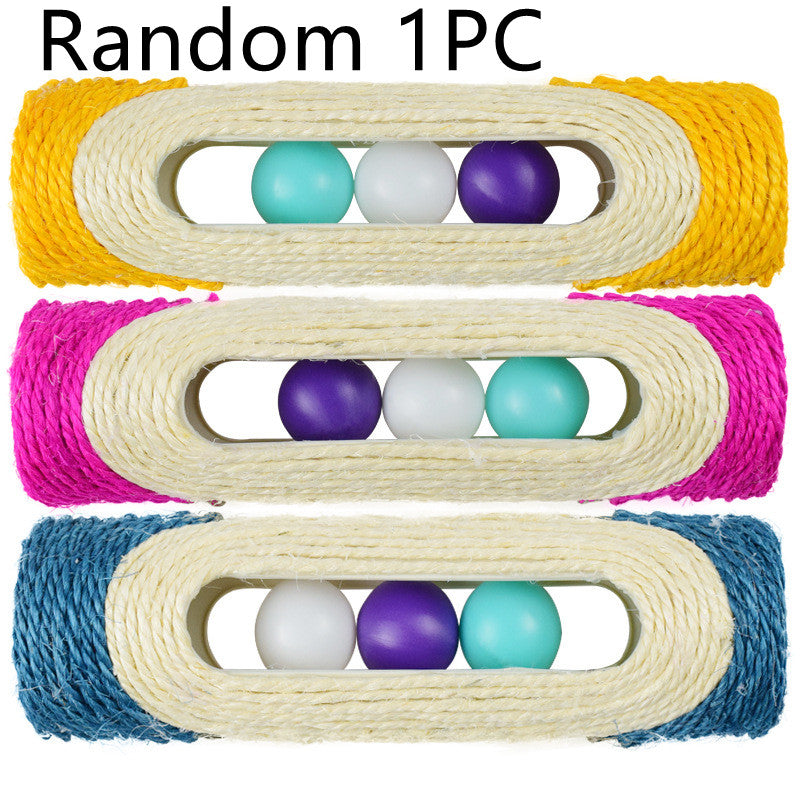 Long Sisal Drum Pet Chew Toy Set of Three
