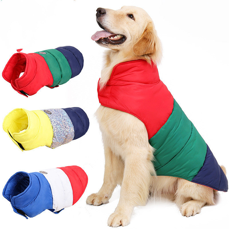 Autumn Winter Thickened Pet Down Jacket Water-Repellent Coat