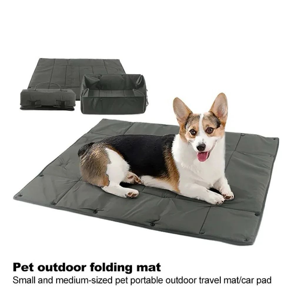 3-in-1 Portable Pet Travel Bed Carrier With Mat Cushion