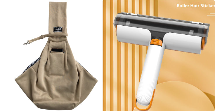 2 In 1 Pet Hair Removal Roller Washable Portable Brush