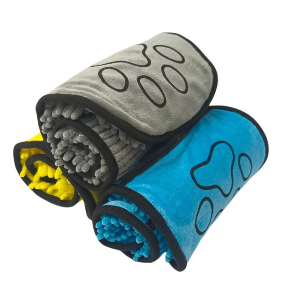 Quick-Absorbent Pet Bath Towel for Fast Drying