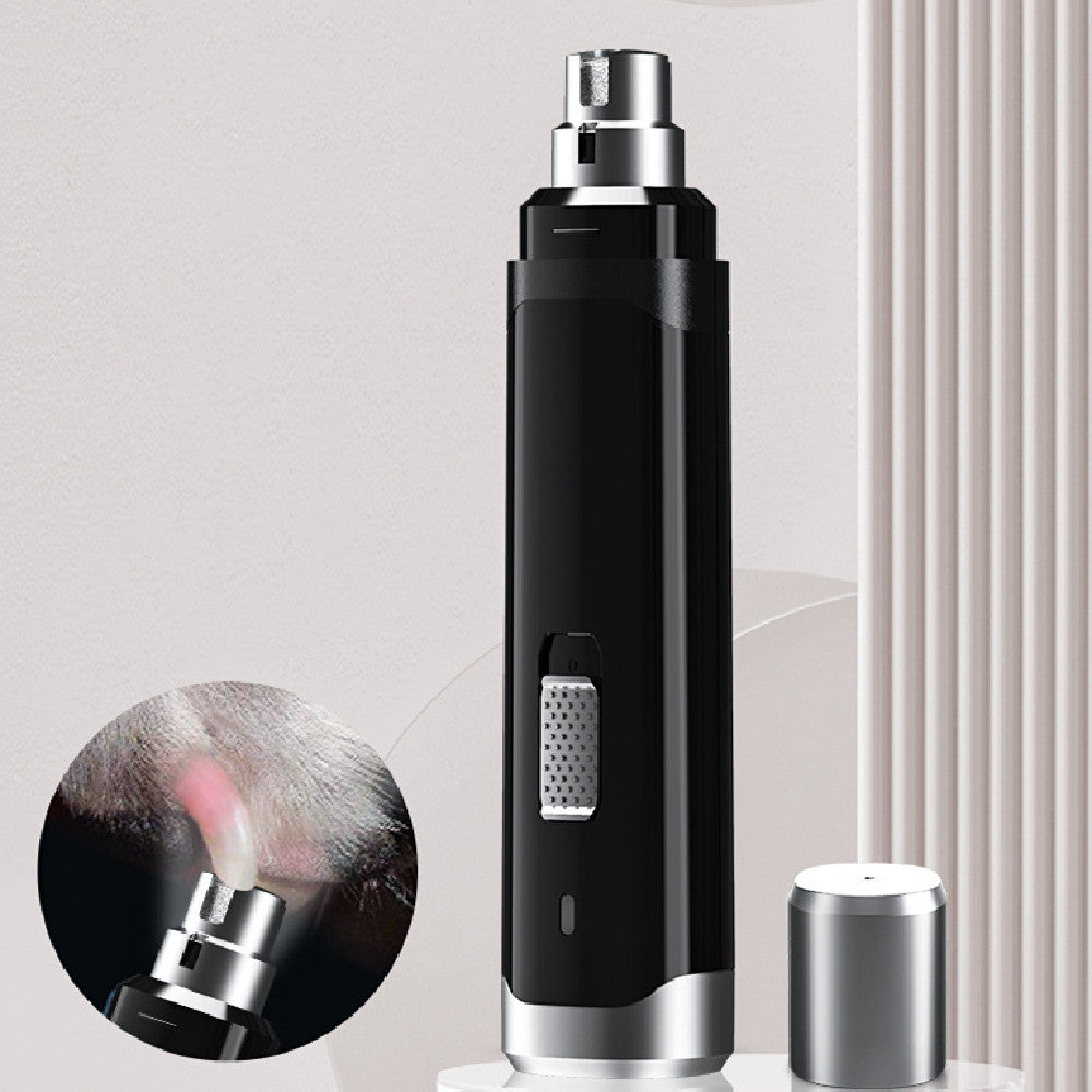 High-Power Electric Pet Nail Trimmer USB Rechargeable