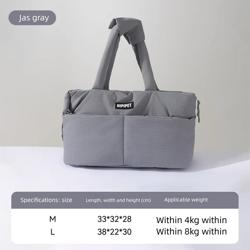 Adjustable Pet Car Seat Carrier With Safety Leash For Small Pets