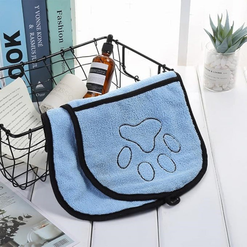 Quick-Absorbent Pet Bath Towel for Fast Drying