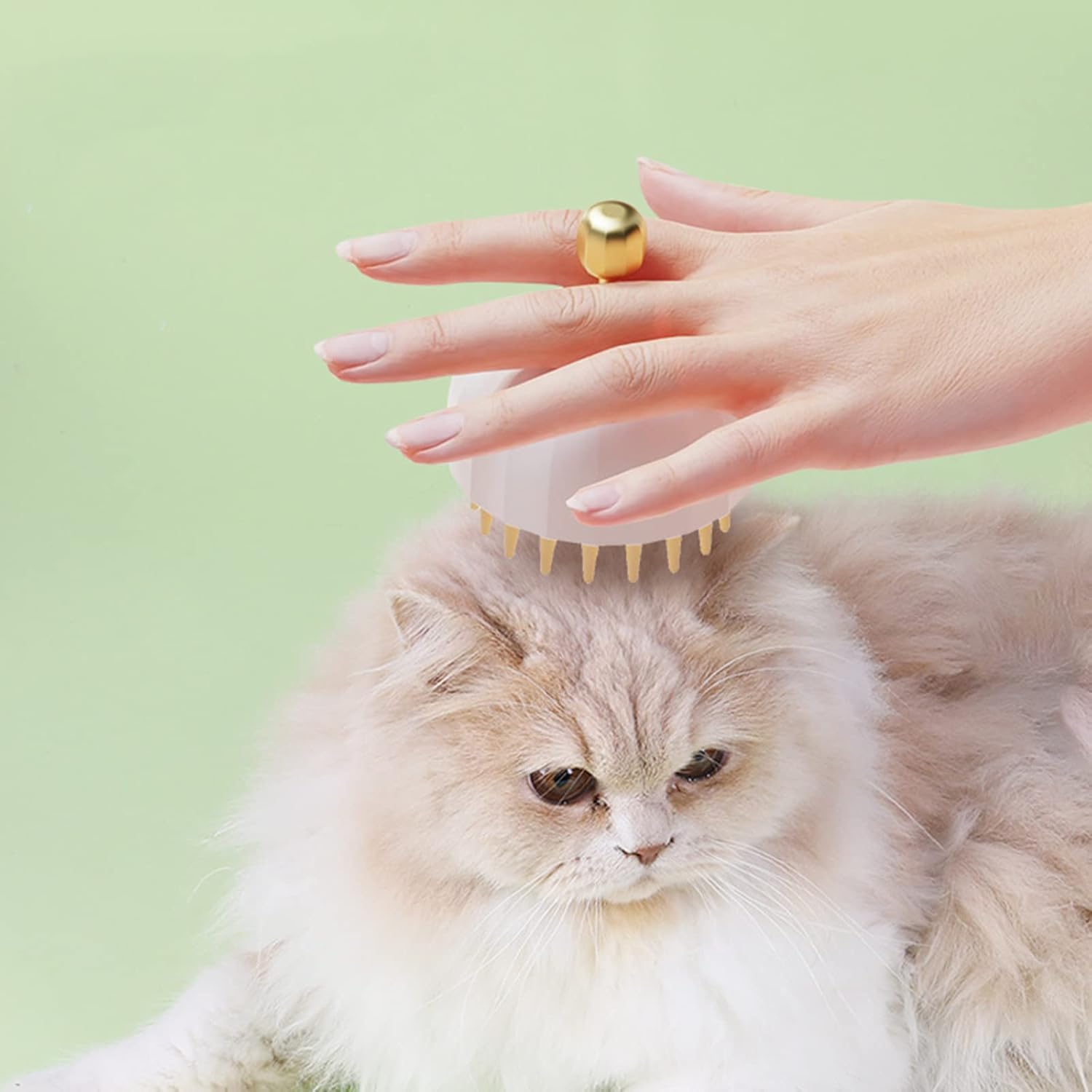 Pet Bath and Massage Brush Shampoo Grooming Tool