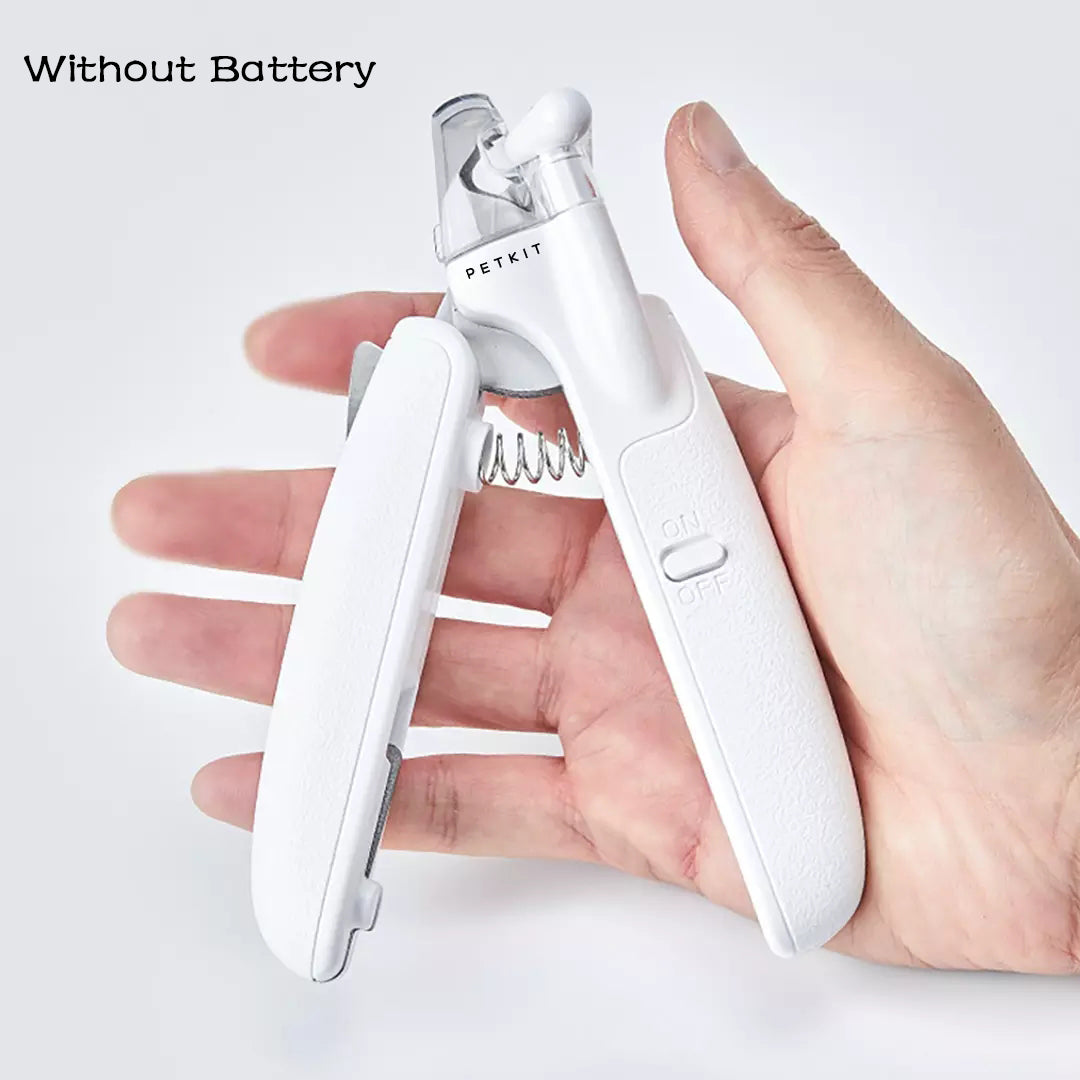 Professional Pet Nail Clipper With LED Light Trimmer Tool