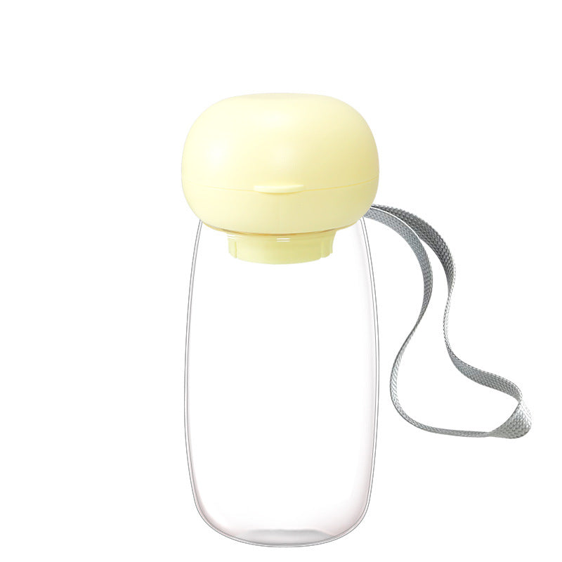 Portable Pet Water Bottle Travel Drinking Cup With Lanyard