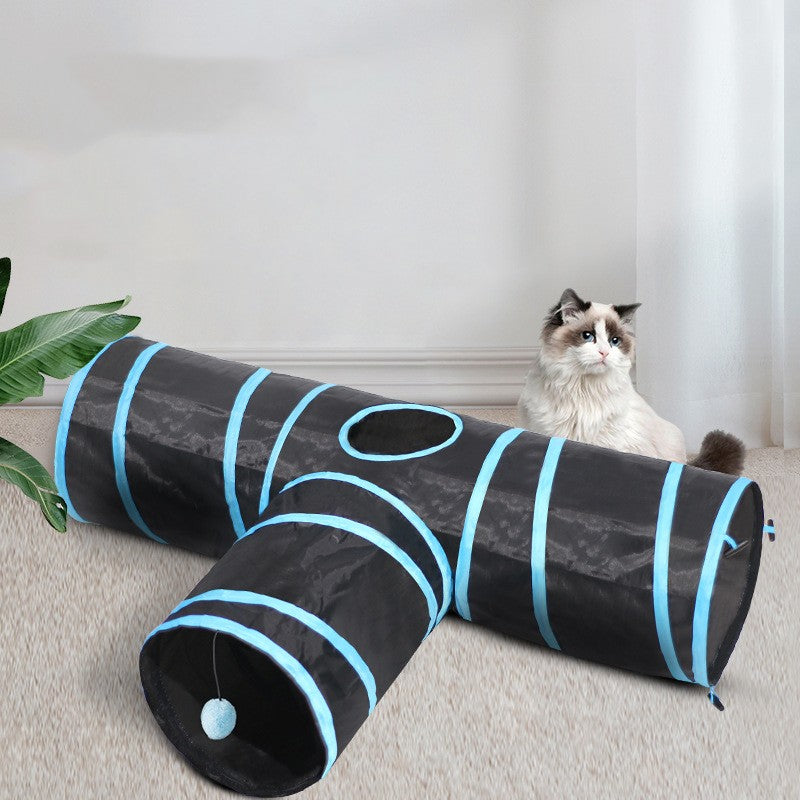 Foldable Pet Tunnel Interactive Climbing Toy