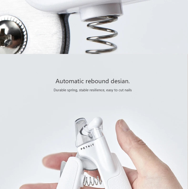 Professional Pet Nail Clipper With LED Light Trimmer Tool