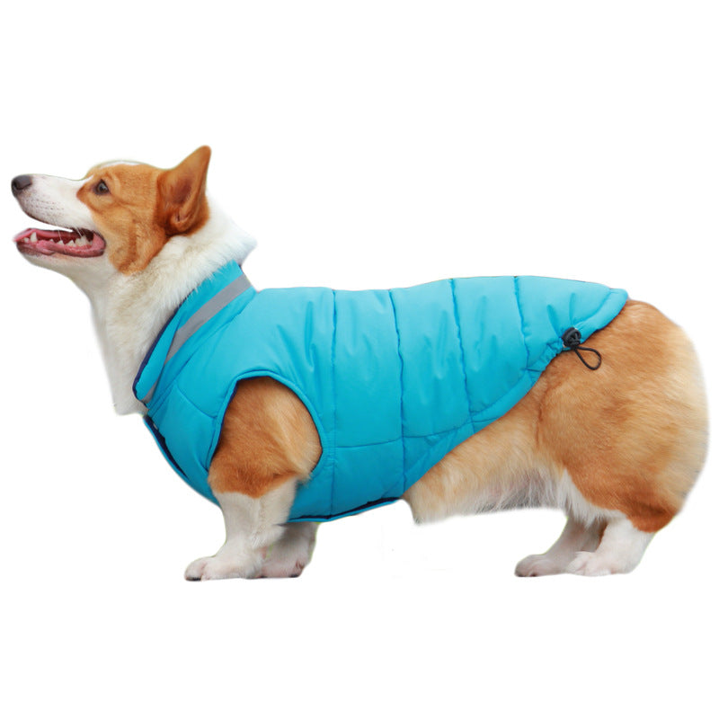 Thickened Waterproof Outdoor Pet Jacket Double-Sided Reflective