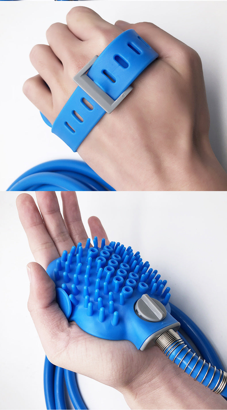 Pet Bathing Gloves Silicone Handheld Massage Shower Brush