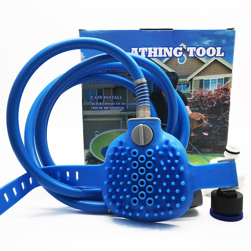 Pet Outdoor Bath Brush Grooming Cleaning Tool