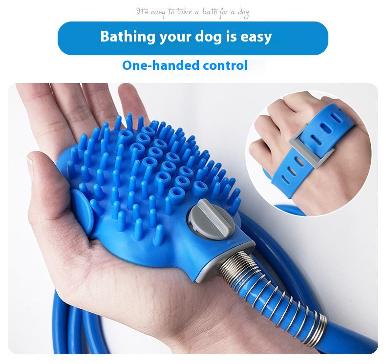 Pet Bathing Gloves Silicone Handheld Massage Shower Brush