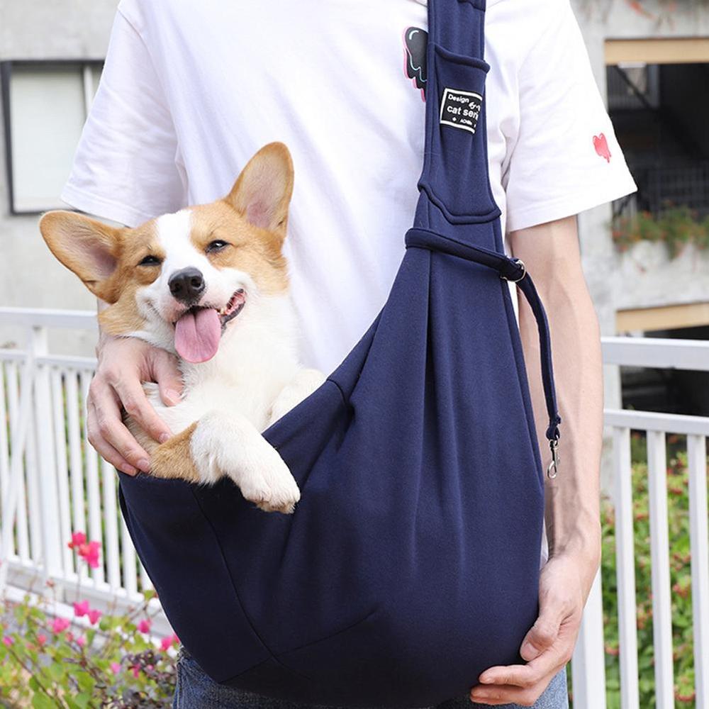 Breathable Pet Travel Sling Carrier Outdoor Hiking Bag