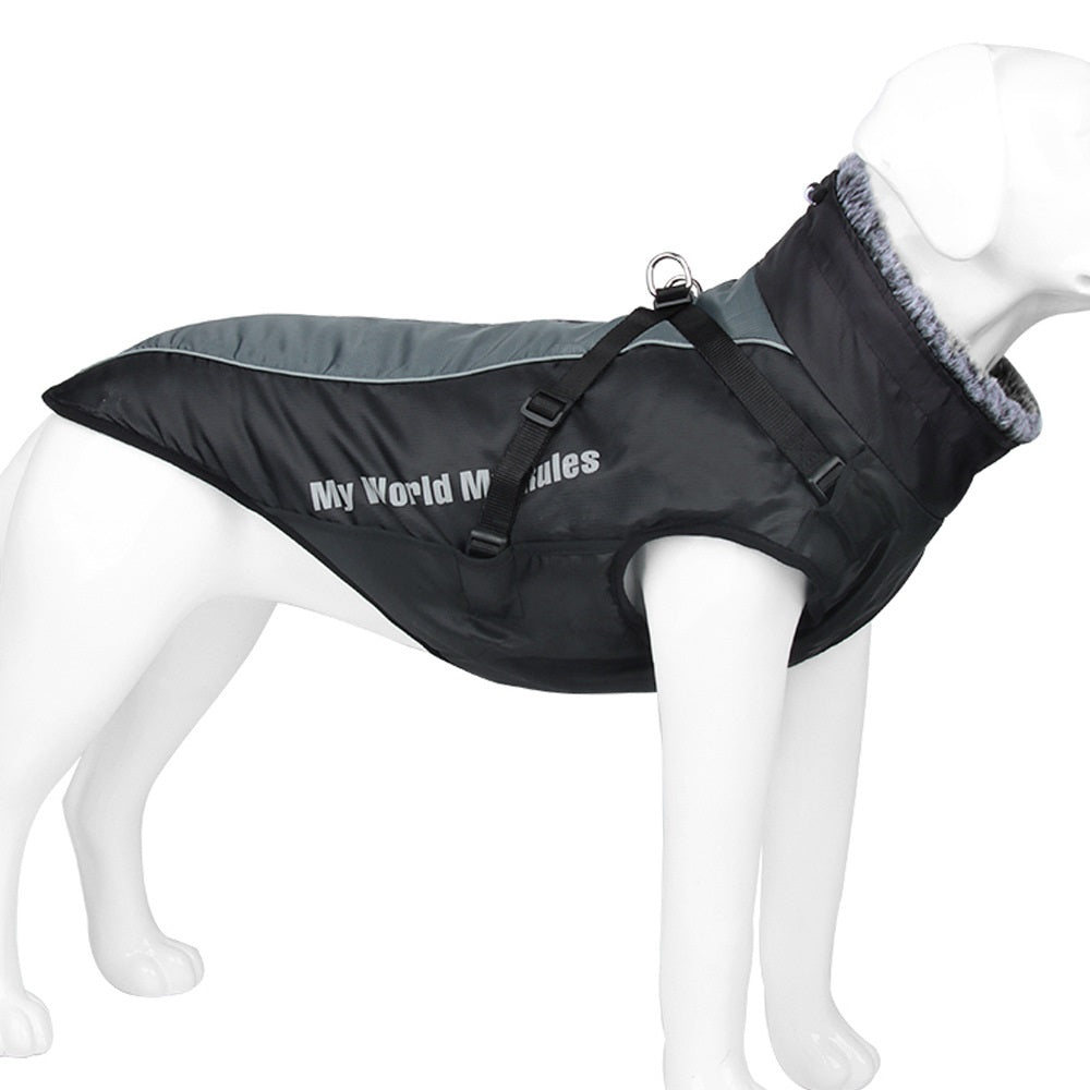 Warm Waterproof Reflective Pet Shell Jacket Outdoor Coat
