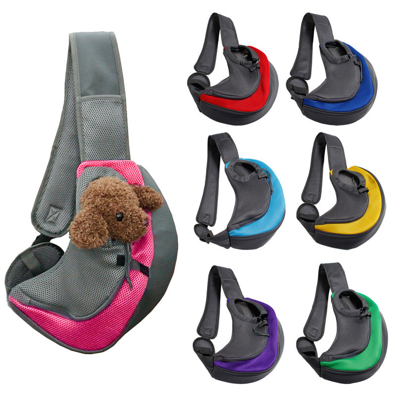 Outdoor Mesh Pet Travel Carrier Sling Comfortable Shoulder Bag