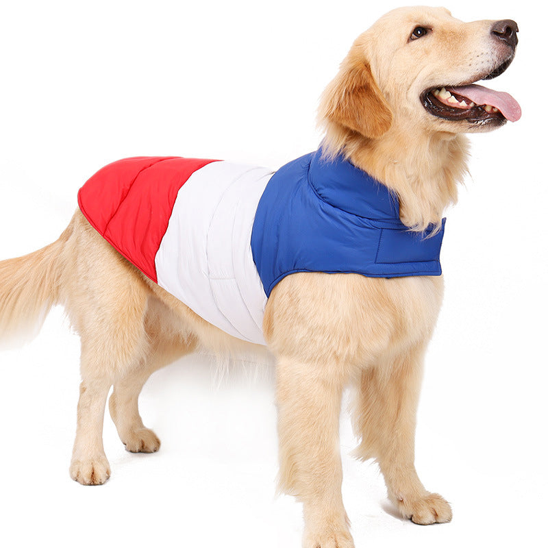 Autumn Winter Thickened Pet Down Jacket Water-Repellent Coat