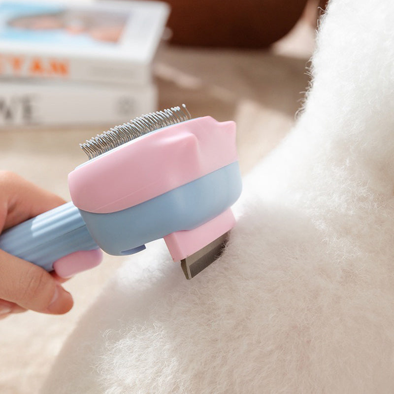 Pet Deshedding Grooming Brush Hair Removal Comb For Pets