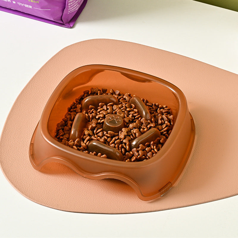 Pet Slow Feeding Bowl Anti Choking Water Food Feeder