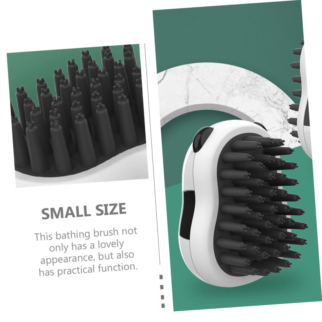Pet Bath Grooming Brush and Hair Removal Glove for Cleaning