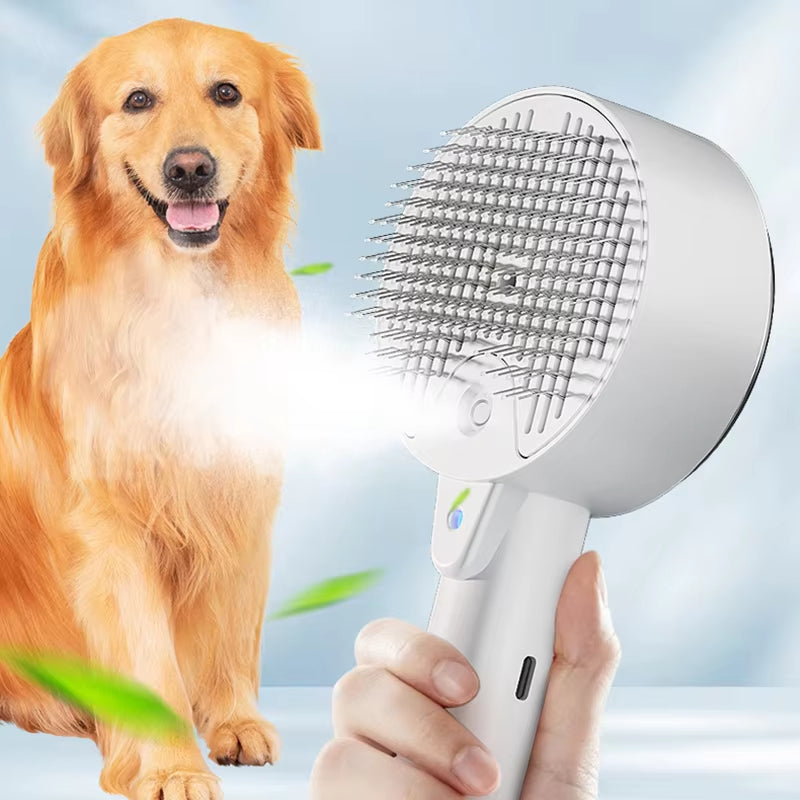Pet Steamy Brush Steam Electric Sprayer For Massage